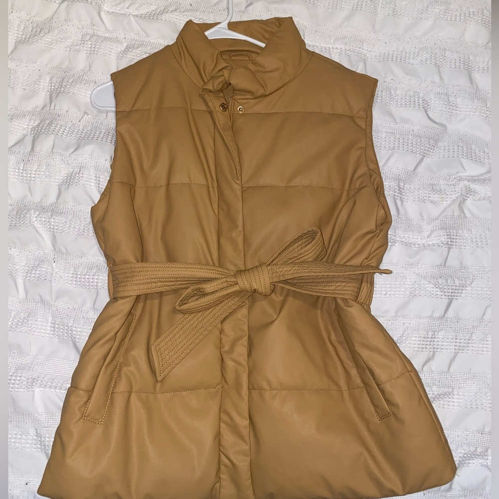 Mark Womens Faux Leather Vest